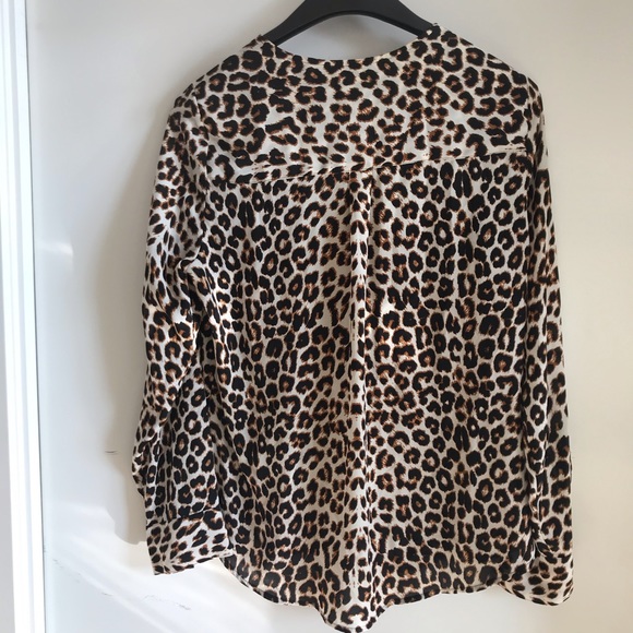 Express Cheetah Print Blouse - Picture 2 of 4